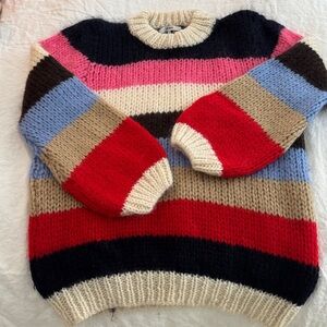 Ganni Chunky Striped Sweater